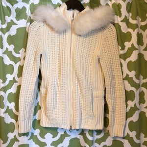 Tommy Hilfiger sweater jacket with hood